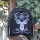 Domelo backpack woman shoulder bag leather black big handbag