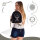 Domelo backpack woman shoulder bag leather black big handbag