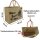 Domelo große Jute Einkaufskorb, 100% Vegane Einkaufstasche/ Handtasche