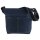 Domelo Damen gewachste Canvas Umhängetasche. Dunkelblaue wasserabweisende Hobo Tasche