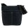 Domelo Damen gewachste Canvas Umhängetasche. Schwarze wasserabweisende Hobo Tasche