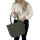 Domelo Damen gewachste Canvas Shopper. Khaki grün wasserabweisende Handtasche