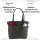 Domelo Damen gewachste Canvas Shopper. Khaki grün wasserabweisende Handtasche