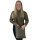 Domelo Damen gewachste Canvas Umhängetasche. Khaki grün wasserabweisende Hobo Tasche