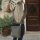 Domelo Damen gewachste Canvas Umhängetasche. Khaki grün wasserabweisende Hobo Tasche