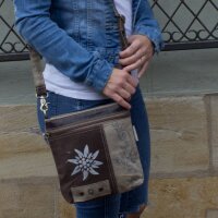 Domelo Trachtentasche Canvas Umhängetasche Damen...