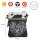 Domelo kleine Umhängetasche. Beidseitig tragbare Canvas Trachtentasche mit Herz & Edelweiss-Motiv