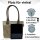 Domelo Canvas bag handbag shoulder bag black gray