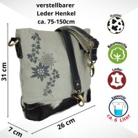 Domelo canvas bag shoulder bag shoulder bag brown beige