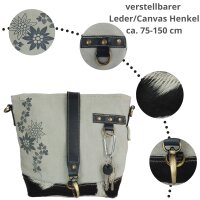 Domelo canvas bag shoulder bag shoulder bag brown beige
