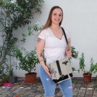 Domelo canvas bag shoulder bag shoulder bag brown beige