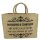 Domelo große Jute Einkaufskorb, 100% Vegane Einkaufstasche/ Handtasche