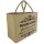 Domelo große Jute Einkaufskorb, 100% Vegane Einkaufstasche/ Handtasche