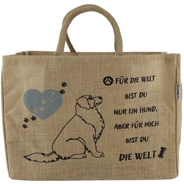 Jute bag Home Sweet Home, shopping bag, shopper