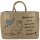 Jute bag Home Sweet Home, shopping bag, shopper