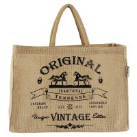 Domelo große Jute Einkaufskorb, 100% Vegane...