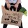 Domelo große Jute Einkaufskorb, 100% Vegane Einkaufstasche/Jutetasche/Shopper Strandtasche