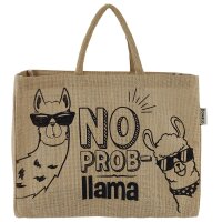 Domelo große Jute Einkaufskorb, 100% Vegane...