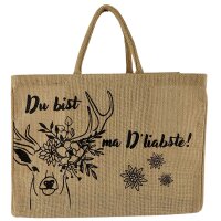 Domelo große Jute Einkaufskorb, 100% Vegane...