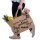 Domelo große Jute Einkaufskorb, 100% Vegane Einkaufstasche/Jutetasche/Shopper