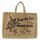 Domelo große Jute Einkaufskorb, 100% Vegane Einkaufstasche/Jutetasche/Shopper. Badetasche mit Seeschildkröte Motiv