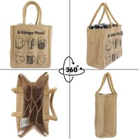 Jute bag Home Sweet Home, shopping bag, shopper