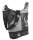 Domelo Canvas Hobo Trachtentasche mit Hirsch-Motiv. grau/schwarz