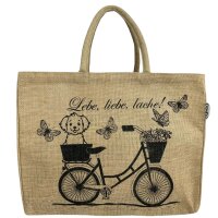 Domelo große Jute Einkaufskorb, 100% Vegane...