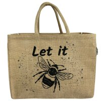 Domelo große Jute Einkaufskorb, 100% Vegane...
