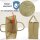 Domelo große Jute Einkaufskorb, 100% Vegane Einkaufstasche/ Handtasche