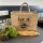 Domelo große Jute Einkaufskorb, 100% Vegane Einkaufstasche/ Handtasche