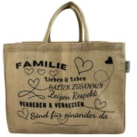 Domelo große Jute Einkaufskorb, 100% Vegane...