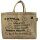 Jute bag Home Sweet Home, shopping bag, shopper