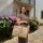 Jute bag Home Sweet Home, shopping bag, shopper