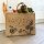 Domelo große Jute Einkaufskorb, 100% Vegane Einkaufstasche/ Handtasche