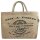 Domelo große Jute Einkaufskorb, 100% Vegane Einkaufstasche/ Handtasche