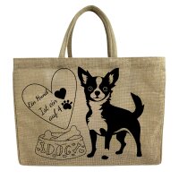 Domelo große Jute Einkaufskorb, 100% Vegane...