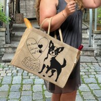 Domelo große Jute Einkaufskorb, 100% Vegane...