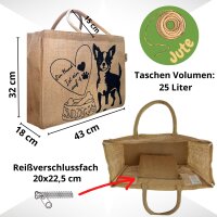 Jute bag Home Sweet Home, shopping bag, shopper