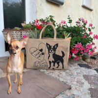 Jute bag Home Sweet Home, shopping bag, shopper