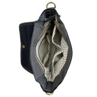 Domelo Messenger Tasche aus Canvas und Leder. Crossover mit Hirsch Motiv