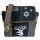 Domelo Messenger Tasche aus Canvas und Leder. Crossover mit Hirsch Motiv