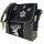Domelo Messenger Tasche aus Canvas und Leder. Crossover mit Hirsch Motiv
