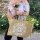 Domelo große Jute Einkaufskorb, 100% Vegane Einkaufstasche/ Handtasche