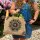 Domelo große Jute Einkaufskorb, 100% Vegane Einkaufstasche/ Handtasche