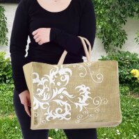 Domelo große Jute Einkaufskorb, 100% Vegane...