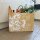 Domelo große Jute Einkaufskorb, 100% Vegane Einkaufstasche/ Handtasche