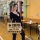 Domelo große Jute Einkaufskorb, 100% Vegane Einkaufstasche/ Handtasche