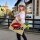 Domelo große Jute Einkaufskorb, 100% Vegane Einkaufstasche/ Handtasche