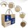 Domelo große Jute Einkaufskorb, 100% Vegane Einkaufstasche/ Handtasche